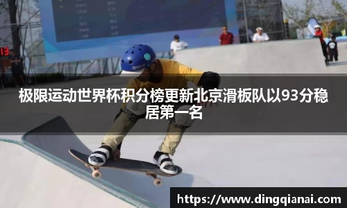 极限运动世界杯积分榜更新北京滑板队以93分稳居第一名